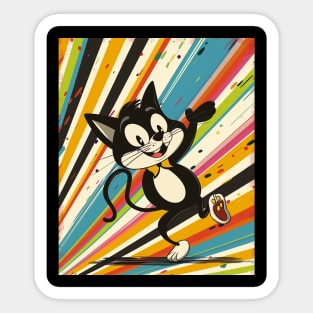 Felix The Cat Evolution Sticker